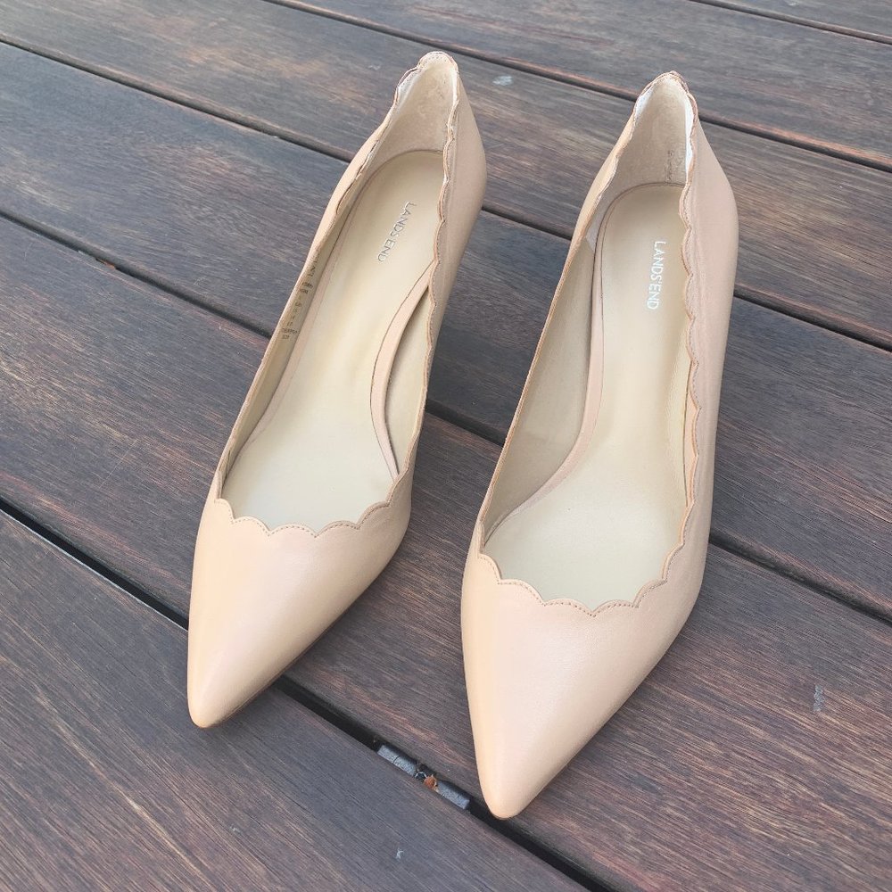 Pink Closed Toed 2 ½ inch Heel
